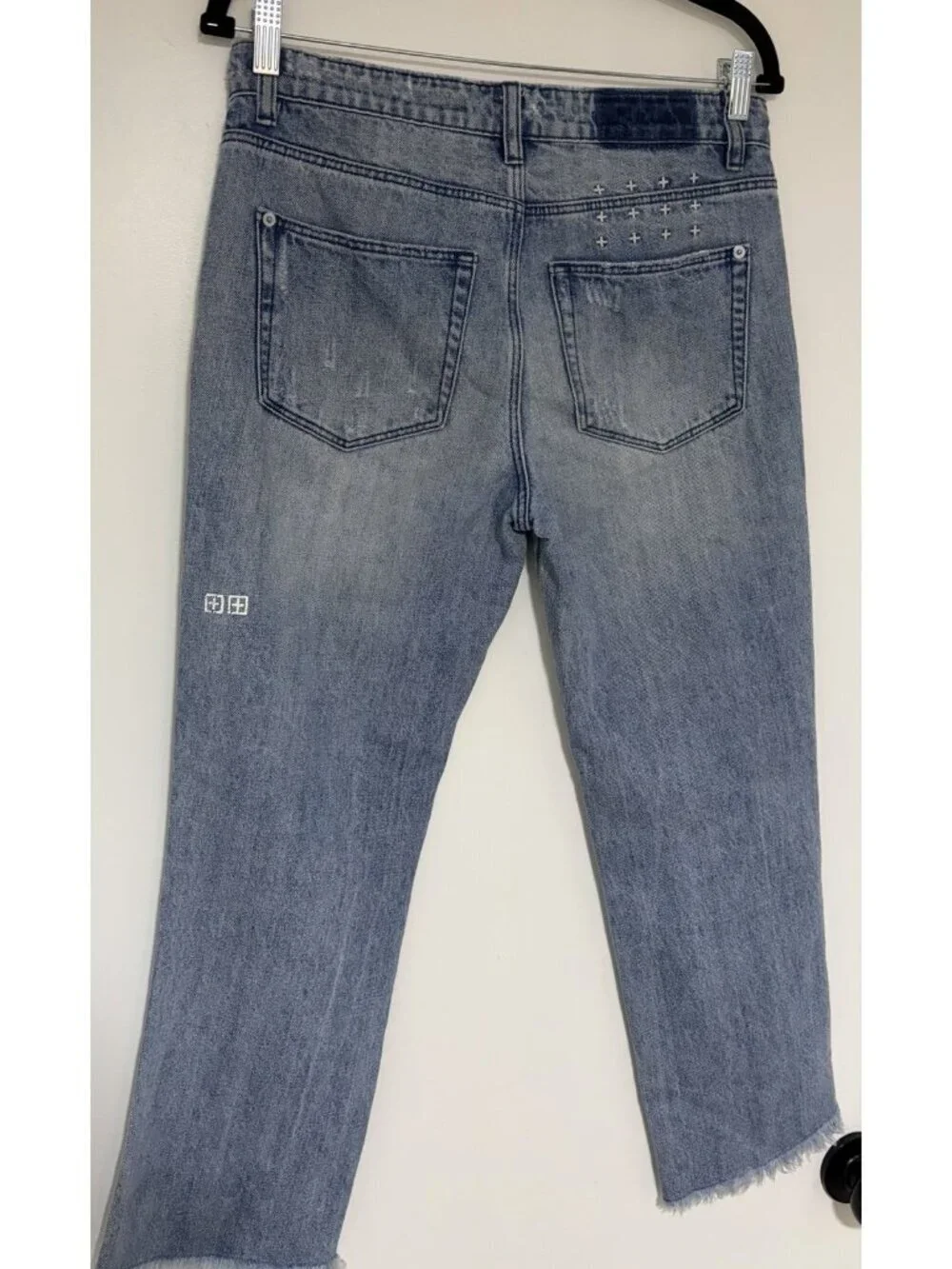 Ksubi Women’s Straight N Narrow Denim Jeans Bail Out Blue Size 30